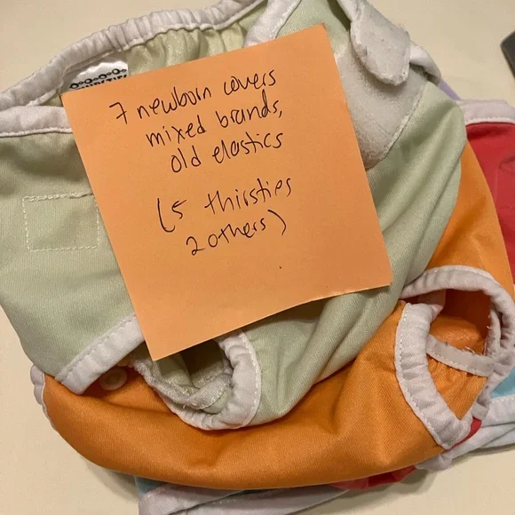 Newborn Mixed Cloth Diaper Bundle - Picture 5 of 12